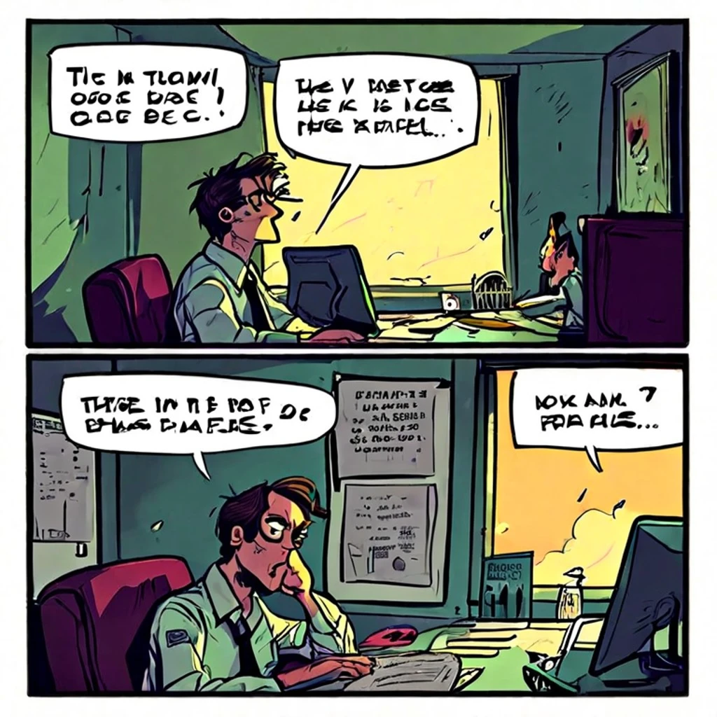 Как понять, что внутренний HR уже не справляется с наймом? - komiks ofis2 Как понять, что внутренний HR уже не справляется с наймом? - Внутренний HR не справляется с наймом | Р-Кадры